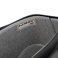 Forração Premium Baú Yamaha NMAX Cinza com Logo Marrom - Acessório Essencial - imagem 4