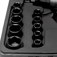 Chave de Impacto Pneumática 1/2": Kit Completo com 17 Acessórios - imagem 2