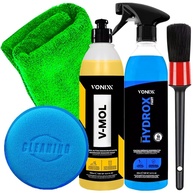 Kit Completo Vonixx V-Mol 500ml + Hydrox Fast 500ml + Acessórios Karbox para Detalhamento Automotivo - imagem 1