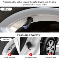 Tampas de haste de válvula de pneu, olhos azuis, acessórios para carro, pacote com 4, capas de proteção contra poeira universais à prova de ferrugem para carro, SUV, bicicleta, motocicleta, presentes - imagem 5