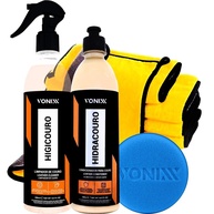 Kit Essencial Vonixx: Hidracouro 500ml, Higicouro 500ml e Acessórios Karbox para Couro Impecável - imagem 1