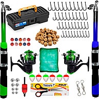 Kit Pesca Completo: 2 Varas + Molinete e Acessórios 🎣 - imagem 2