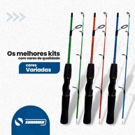 Kit Pesca Completo: 2 Varas, 2 Molinetes e Acessórios - imagem 2