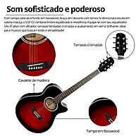 Violão Elétrico Giannini GSF1D: Som e Acessórios! - imagem 2