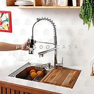 Cuba de Cozinha Completa: Inox, Torneira e Acessórios - imagem 2