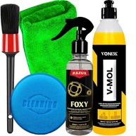 Kit Completo Limpeza Moto: Shampoo V-Mol + Limpa Corrente Razux + Acessórios - imagem 2