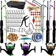 Kit Pesca Completo: 3 Varas + Acessórios - imagem 2