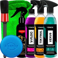 Kit Completo Detalhamento Automotivo Vonixx & Razux: Vexus, Tok Final, V-Floc, Foxy + Acessórios Karbox - imagem 1