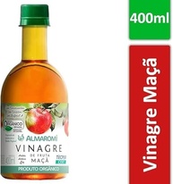 Kit 3 Vinagre Maça Orgânico Acidez Acética 4% Almaromi - Peso 400ml - imagem 4