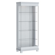 Cristaleira Ambiente: Elegância em Branco Acetinado - imagem 2