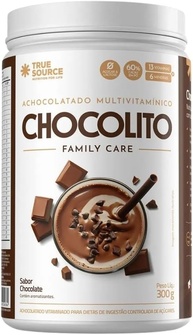 Achocolatado Multivitamínico Chocolito 300g - Zero Açúcar, Zero Lactose, Zero Glúten - 13 Vitaminas 6 Minerais - 60% Cacau Puro - True Source - imagem 2