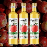 Kit 3 Vinagre De Maçã Orgânico Acidez 4,2% Organobío 500ml - imagem 4