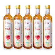 Kit 5 Vinagre De Maçã Orgânico Acidez 4,2% Fazenda São Roque 500 ml - imagem 1