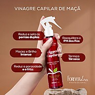 Vinagre Capilar de Maçã Forever Liss 200ml: Selador Capilar Sem Ácido - imagem 2