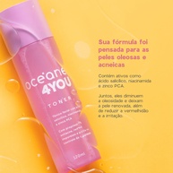 Tônico Facial 4you: Pele Limpa e Sem Acne - imagem 2