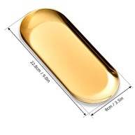 Prato de Sobremesa e Jantar em Aço Inoxidável Premium – Elíptico, Multiuso, Inquebrável e Ideal para Economizar Espaço - imagem 3
