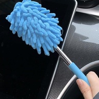 Escova Retrátil Azul de Aço Inoxidável: Limpeza Eficiente e Sem Poeira - imagem 5