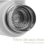 Garrafa Térmica Explorer Branca 650ml - Aço Inox Premium com Isolamento Avançado - imagem 5