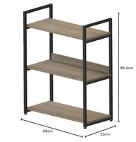 Estante Industrial com 3 Prateleiras – Design Moderno e Resistência em Aço - imagem 4