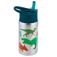 Garrafa de Água DINO em Aço Inoxidável 510g com Tampa de Palha Reutilizável - Ideal para Crianças - imagem 2
