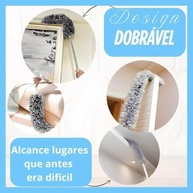 Espanador Extensível 2,80m com Microfibra e Cabo de Aço Inox - Limpeza de Tetos e Áreas Altas com Facilidade - imagem 4