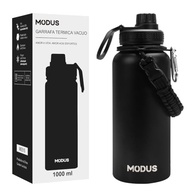 MODUS Garrafa Térmica Esportiva 1000ML - Aço Inoxidável com Isolamento a Vácuo (Preto) - imagem 2