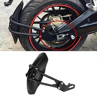 Para-lama Traseiro Universal Moto Aço Inox - Proteção e Estilo Preto - imagem 4