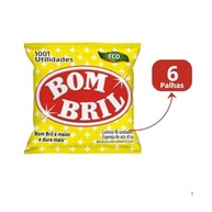 Esponja de Aço Cinza Metálico - 6 Unidades Mini Rolinhos 45g - 1001 Utilidades para Limpeza Doméstica - imagem 3