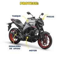 Protetor Stunt Race Slider Aço Carbono para Yamaha MT-03 (2016-2025) - Segurança e Estilo - imagem 5