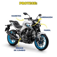 Protetor Stunt Race Slider Aço Carbono para Yamaha MT-03 (2016-2025) - Segurança e Estilo - imagem 4