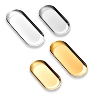 Prato de Sobremesa e Jantar em Aço Inoxidável Premium – Elíptico, Multiuso, Inquebrável e Ideal para Economizar Espaço - imagem 4