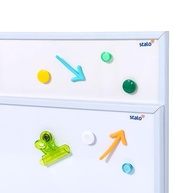 Quadro Branco Aço Magnético com Moldura Fit Branco STALO 40x30 - Superfície Premium para Escrever e Organizar - imagem 5