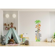 Adesivo Infantil Régua de Crescimento Safari - Tokfix Kids | Decore e Acompanhe o Crescimento com Estilo - imagem 3