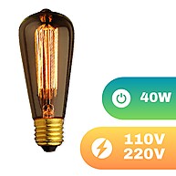 Lâmpada Filamento ST64: Luz Amarela Aconchegante - imagem 2