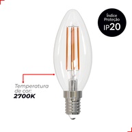 Lâmpada Filamento LED: 5 Unidades para um Ambiente Aconchegante - imagem 2