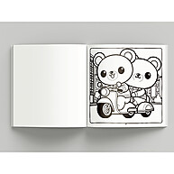 Livre a Criatividade com o Livro de Colorir Fofo e Aconchegante - imagem 2