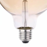 Lâmpada LED G95 4W E27 Bivolt: Luz Amarela Vintage para Ambientes Aconchegantes - imagem 2