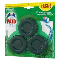Pato Desodorizador Sanitário Caixa Acoplada Pinho - 40g | Limpeza e Fragrância Duradoura para Banheiro - imagem 4