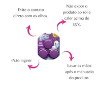 Bloco Sanitário Triplo para Caixa Acoplada 45g - Fragrância Lavanda Roxa - imagem 2