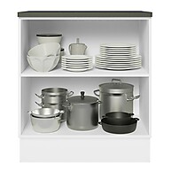 Balcão de Cozinha 70cm Branco Madesa Acordes - imagem 2