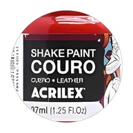 Tinta Couro 37ml Shake Paint - Acrilex [COR: VERMELHO FOGO - 507] - imagem 4