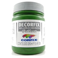 Tinta Acrílica Decorfix Branca 250ml - Ideal para Projetos Criativos e Decoração - imagem 2