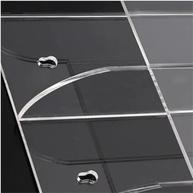 Suporte Acrílico de Parede para 3 Controles Remotos – Design Moderno e Transparente - imagem 5