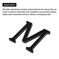 Adesivo de Parede Espelhado em Acrílico 3D Letra M - Decoração Moderna e Refinada - imagem 5