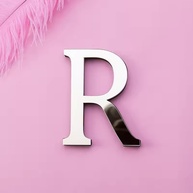 Adesivos de Parede Espelho Acrílico com 26 Letras - Decore com Estilo e Personalidade - imagem 1