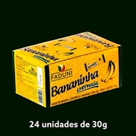 Bananinha Cremosa Com Açúcar 24x30g Faduni - imagem 4