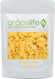 Cereal Corn Flakes Sem Açucar Crocantes 1kg - Grãos Life - imagem 1