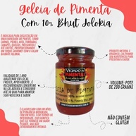Geleia De Pimenta 30% De Açúcar Demerara 10% De Bhut Jolokia - imagem 2