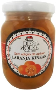 Compota de Laranja Kinkan Sem Açucar Diet House 250g - imagem 1