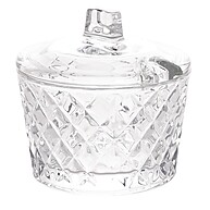 Açucareiro Lyor Diamante de Cristal 10cm – Elegância na Mesa - imagem 1